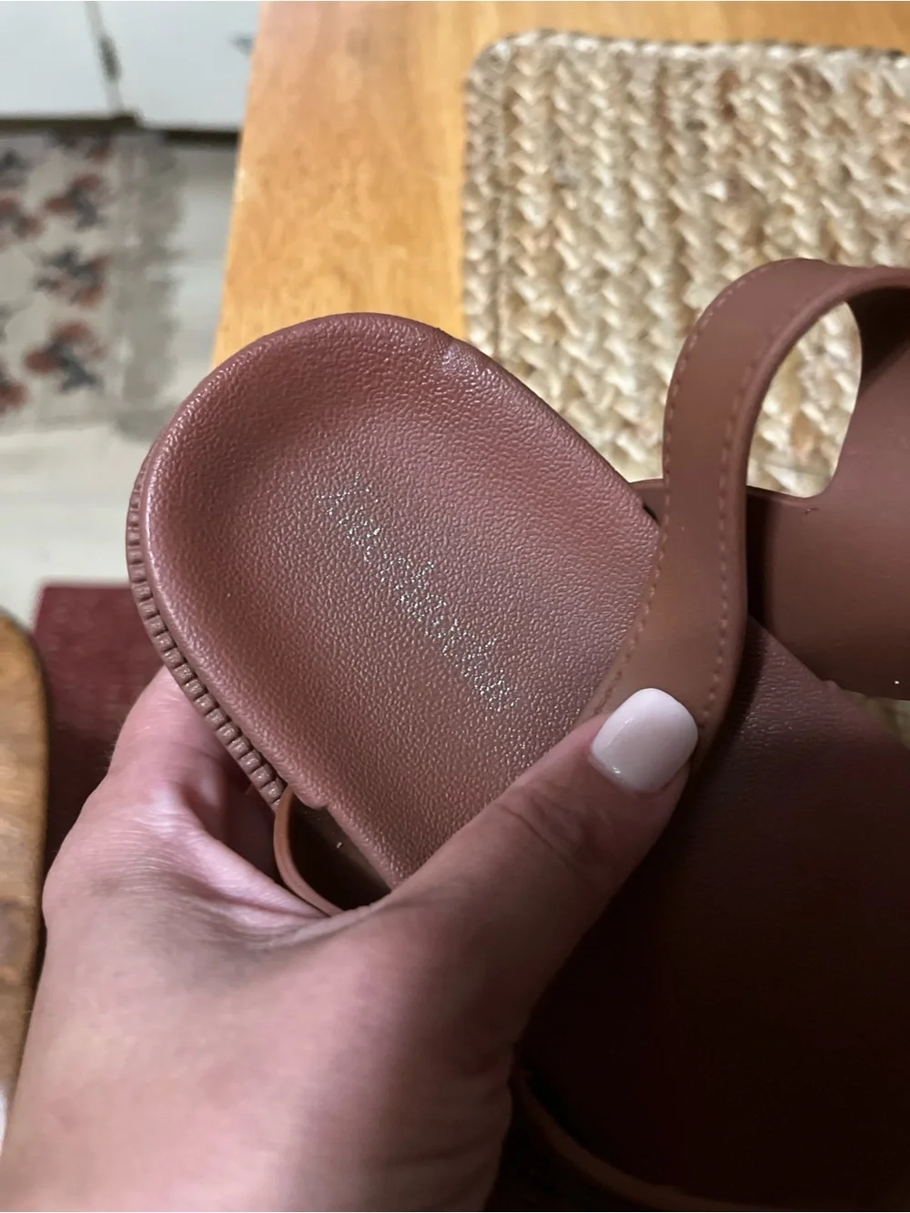 Brown Adjustable Strap Sandals